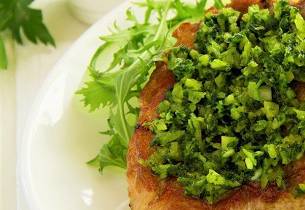 Helstekt kalkunfilet med gremolata