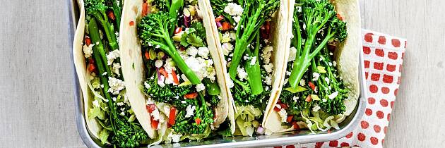 By på en morsom og smaksrik vegetarvri på tacoen