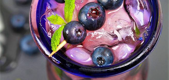 Dark Blueberry Mojito