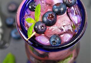 Dark Blueberry Mojito