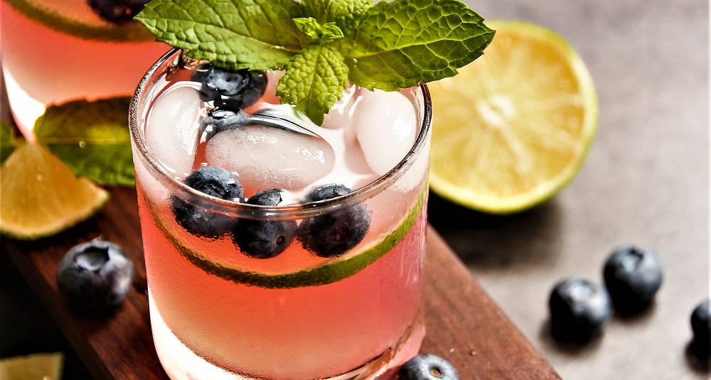 Blueberry Mojito Drinkoppskrifft