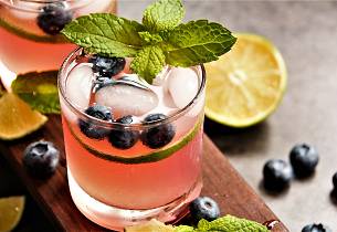 Blueberry Mojito Drinkoppskrifft