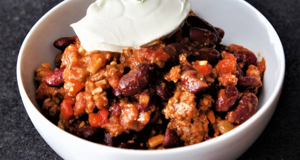 Hot chili con carne