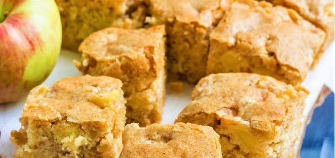 Blondies med mandelmel