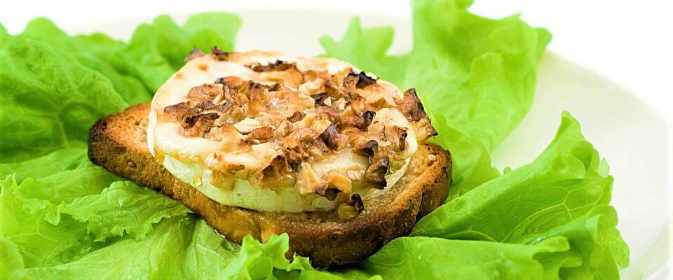 En salat kan fint serveres som toast