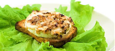 En salat kan fint serveres som toast