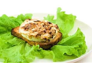 En salat kan fint serveres som toast