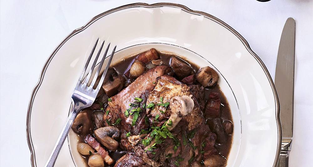 Coq au vin a la Price-brødrene