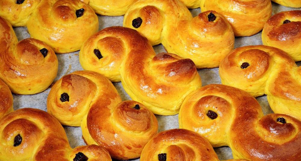 Enkle lussekatter