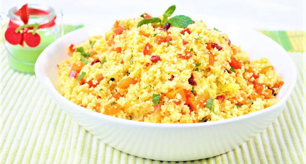 Couscous med granatepler og sitron