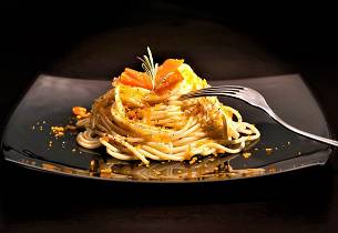 Spaghetti med bottarga 