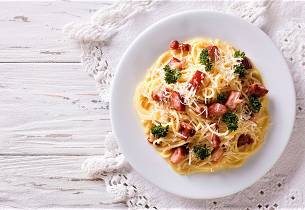 Enkel pasta Carbonara