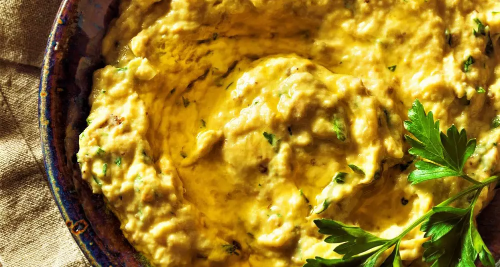 Råstekt nepe med auberginesaus