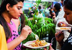 India er gatematens mekka - og den er som oftest vegetarisk