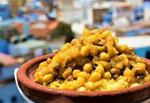 Sitronkylling med kikerter som i Marokko