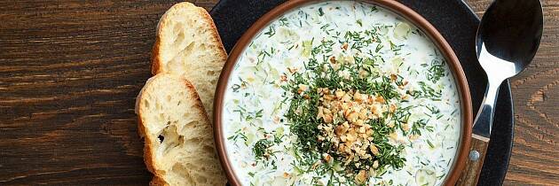 En kald suppe som dette er perfekt i sommervarmen