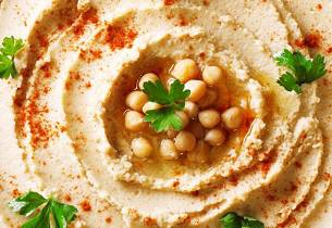 Hummus er raskt å lage