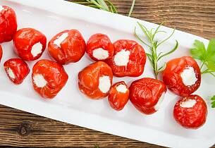 Disse munnfullene av små pepperfrukter med ostefyll er det umulig å ikke like