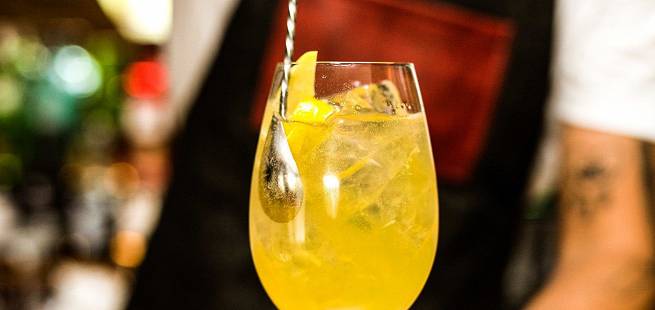 Limoncello Spritz drinkoppskrift