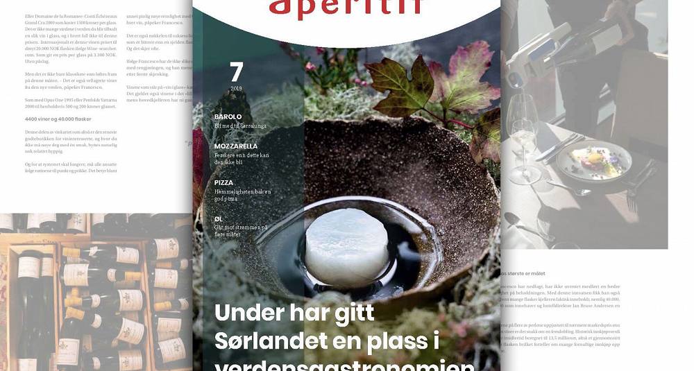 Her kan du lese novemberutgaven av Apéritif