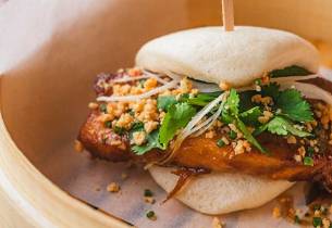 Bao bun med ribbe