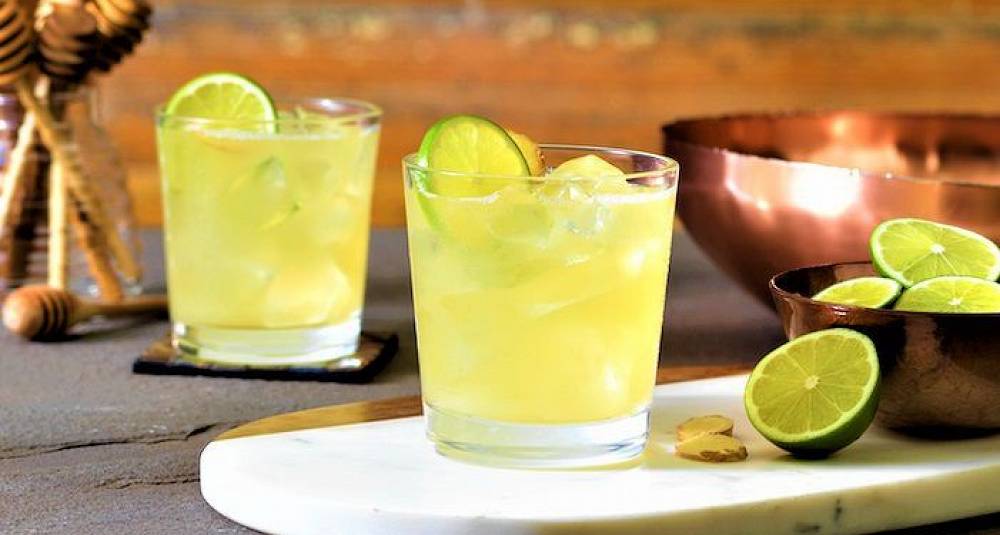 Honey Ginger Margarita drinkoppskrift