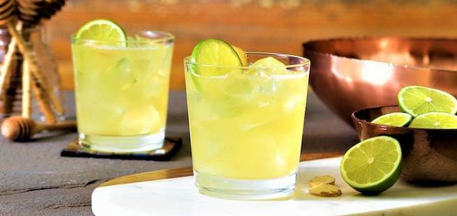 Honey Ginger Margarita drinkoppskrift