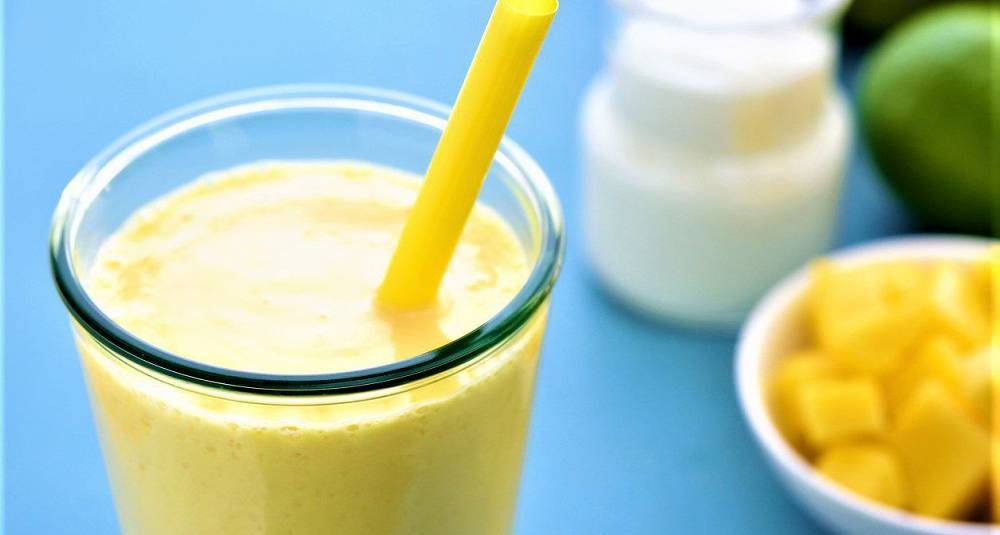 Mango Lassi - søt yoghurtdrikk