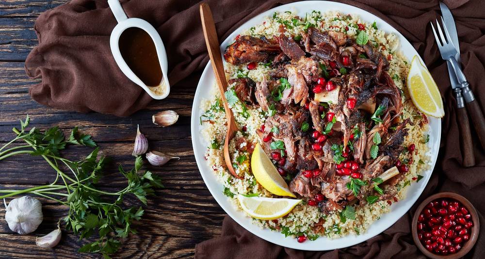 Marokkansk lam med tabbouleh