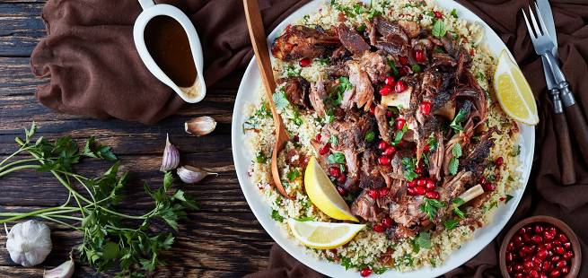 Marokkansk lam med tabbouleh