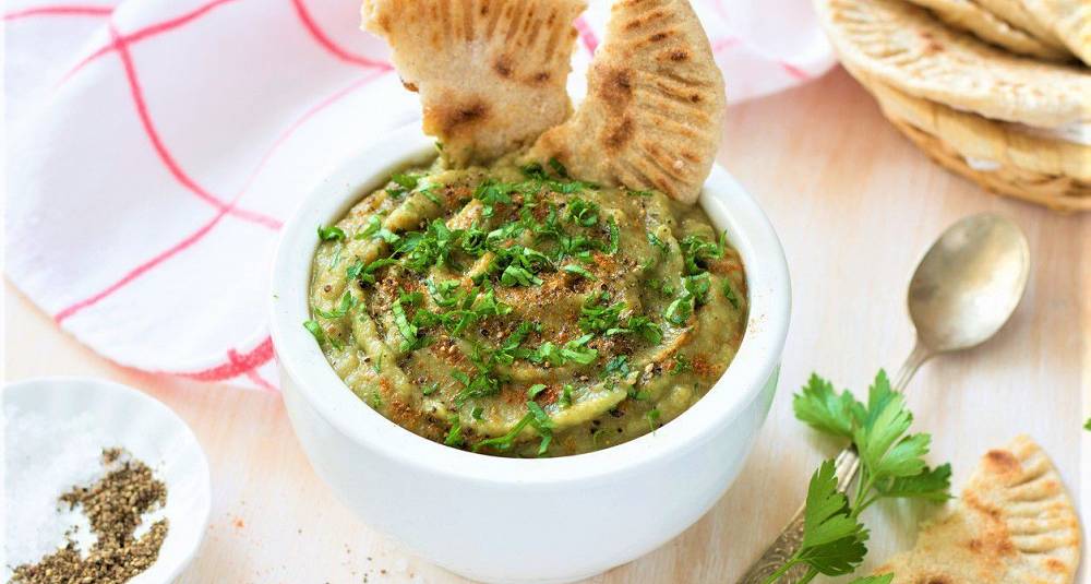 Baba Ganoush -  en deilig libanesisk auberginedip.