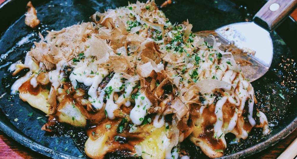 Okonomiyaki - japansk pannekake