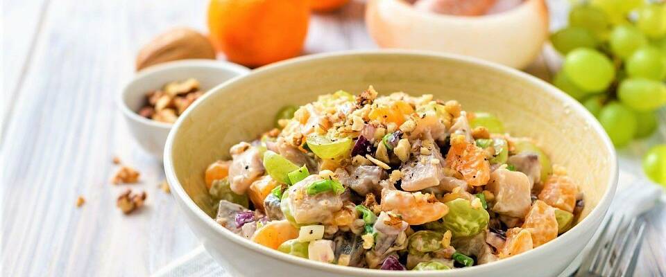 Liker du waldorfsalat, liker du denne med sild