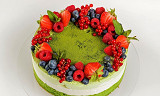 La deg friste av denne vårgrønne kaken som dessuten er mektig god