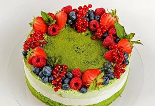 La deg friste av denne irrgrønne kaken som dessuten er mektig god