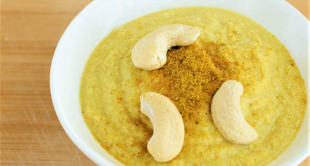 Krydret cashewgryte  Kaju Ki Sabzi som i India