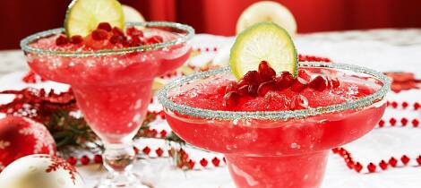 Slik lager du margarita - vanlig eller frozen - og med smak av granateple