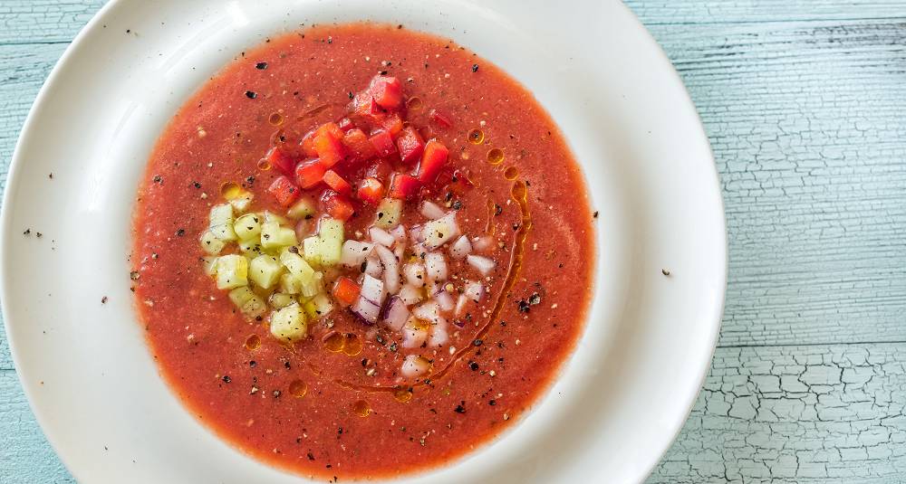 Sommerlig gazpacho