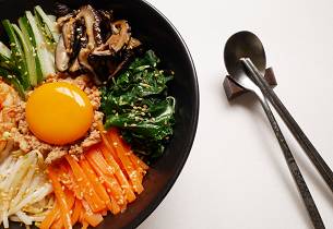 Koreansk Bibimbap