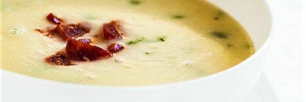 Poteter i hovedrollen er alltid populært - også når den kommer som en tykk og deilig suppe som her