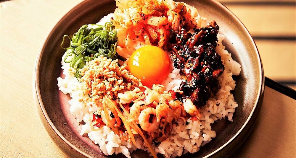 Bibimbap - koreansk pytt i panne