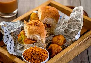 Vada Pav - Indisk sandwich