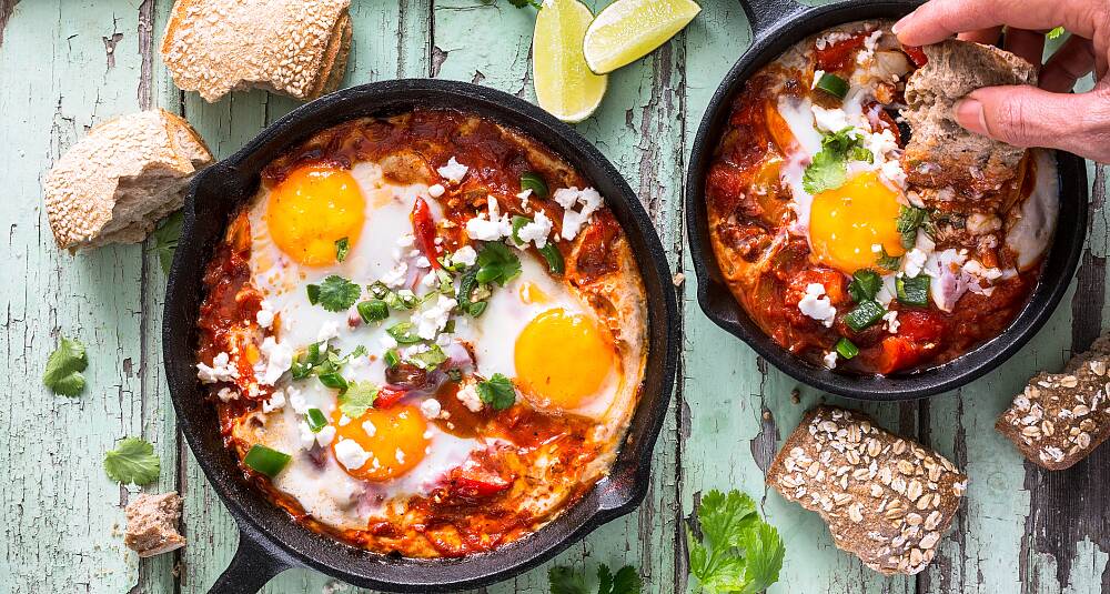 Denne meksikanske vegetarretten kan spises til både frokost, lunsj og middag