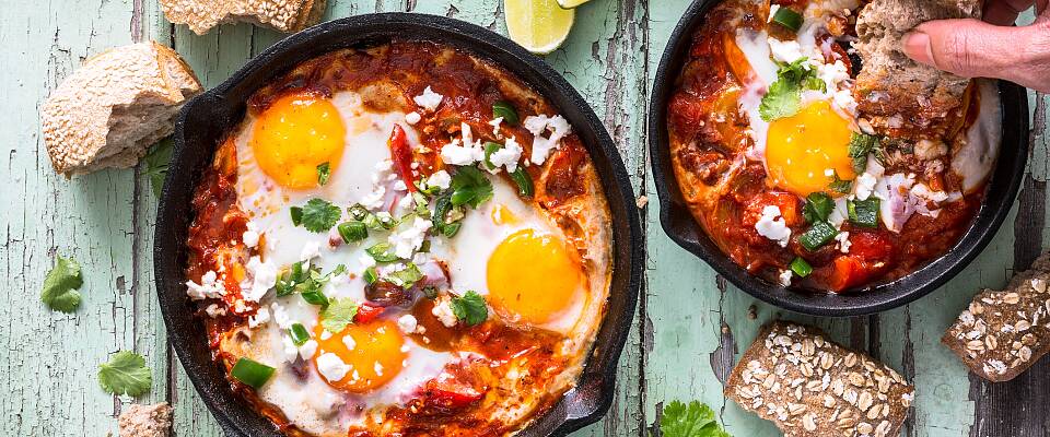 Denne meksikanske vegetarretten kan spises til både frokost, lunsj og middag