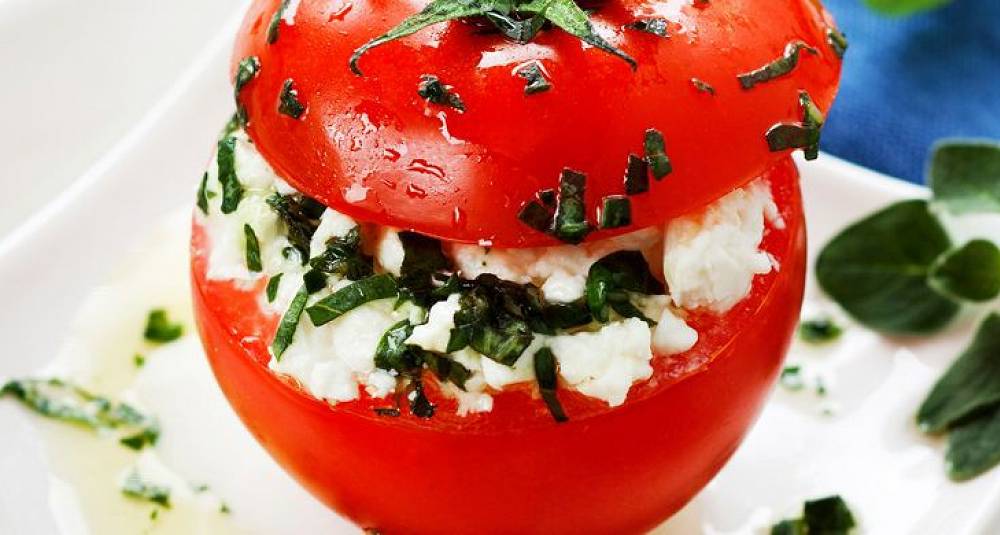 Bifftomater med tunfisksalat