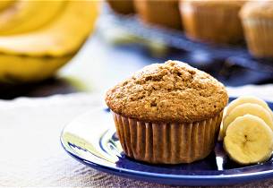 Bananmuffins med honning