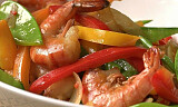 Scampiwok med chili