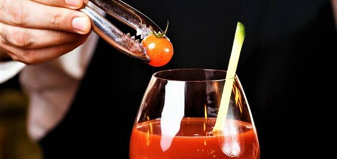 Bloody Mary med whisky
