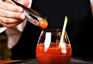 Bloody Mary med whisky