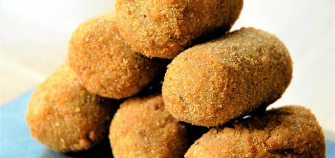 Croquetas con jamon serrano - kroketter med serranoskinke